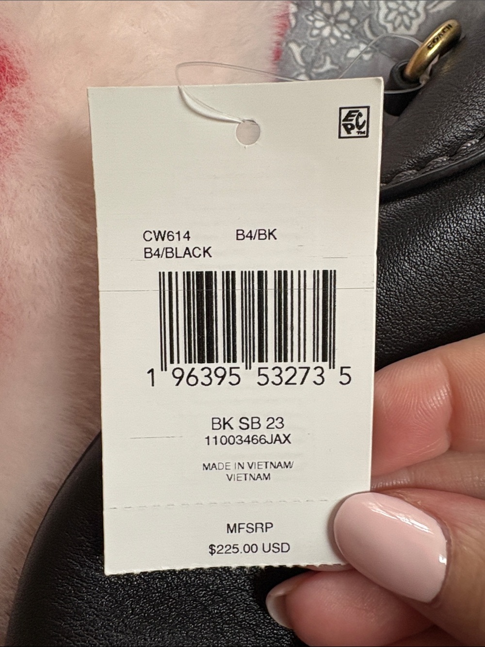 Coach Black Leather Shoulder Hobo with Gold Logo - Picture 3 of 4